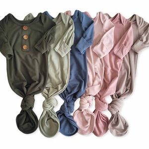 Caden Lane Bamboo Infant | Baby Onesie Gown